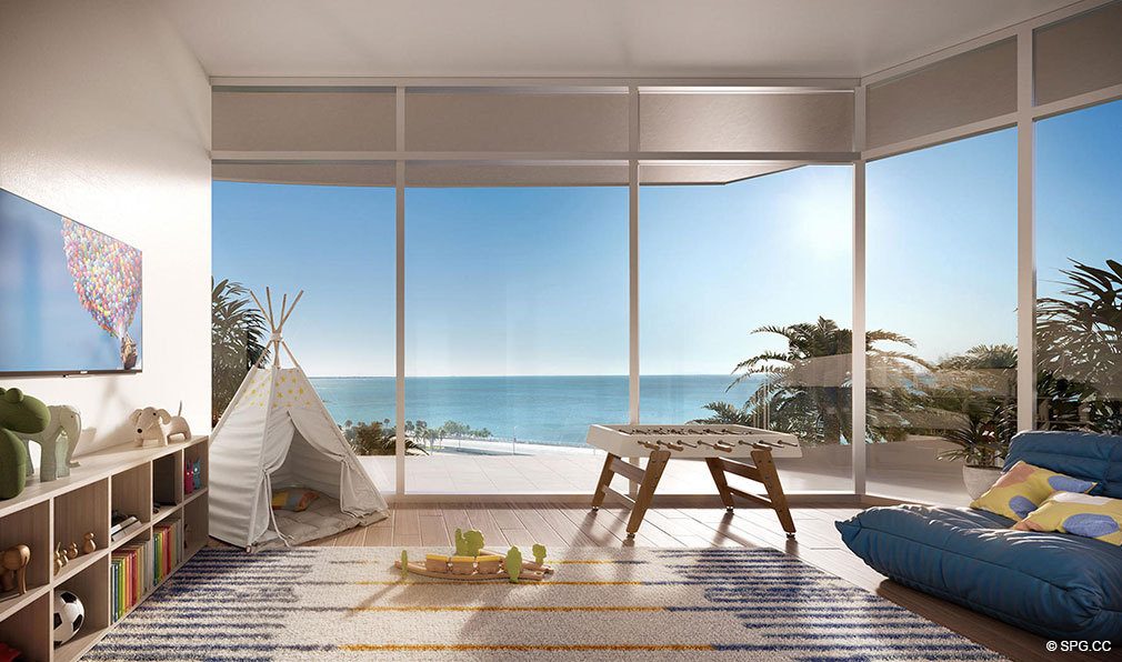 Kids Room at Una Residences, Luxury Waterfront Condos in Miami, Florida, Florida 33129