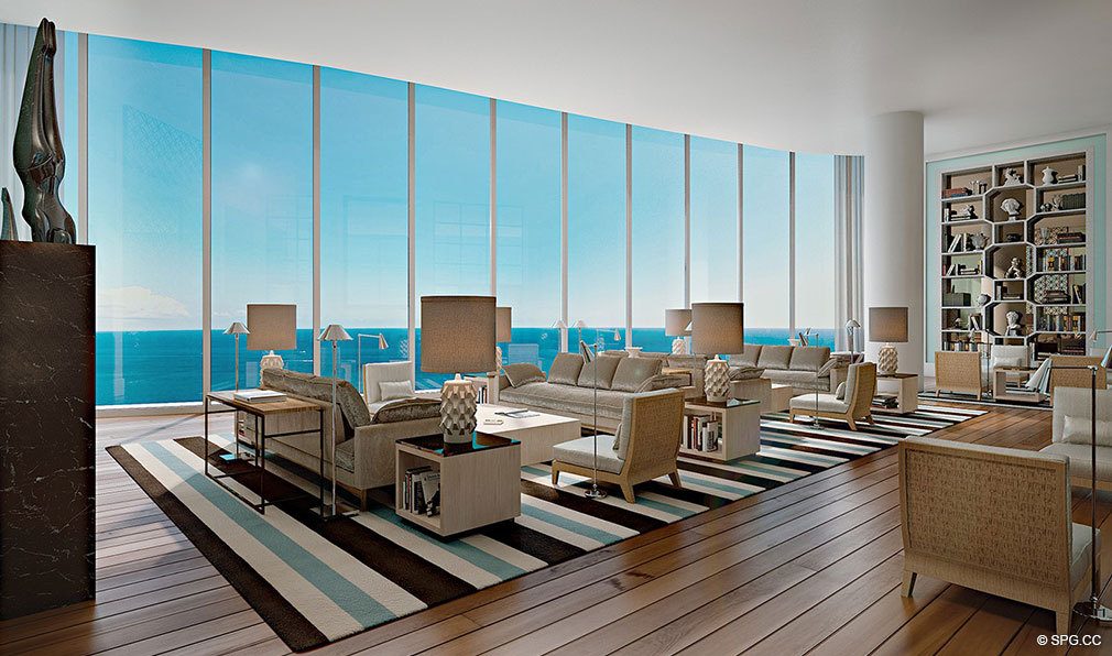 Clubroom Level at Ritz-Carlton Residences Sunny Isles Beach, Luxury Oceanfront Condos in Sunny Isles Beach, Florida 33160