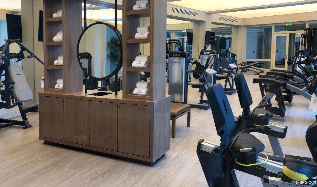 Fitness Center for Auberge Beach Residences, Luxury Oceanfront Condos in Ft Lauderdale