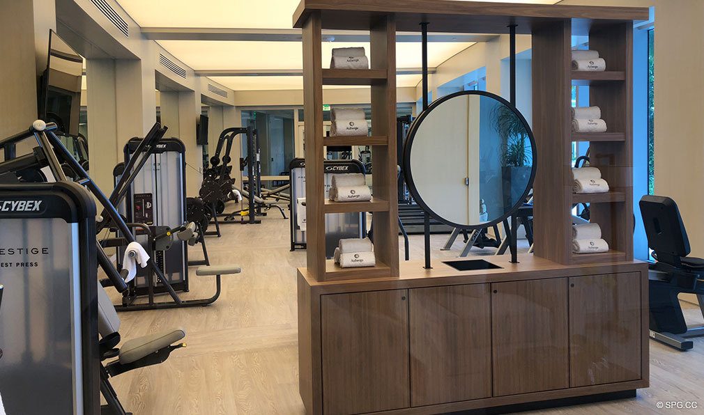 Fitness Center for Auberge Beach Residences, Luxury Oceanfront Condos in Ft Lauderdale