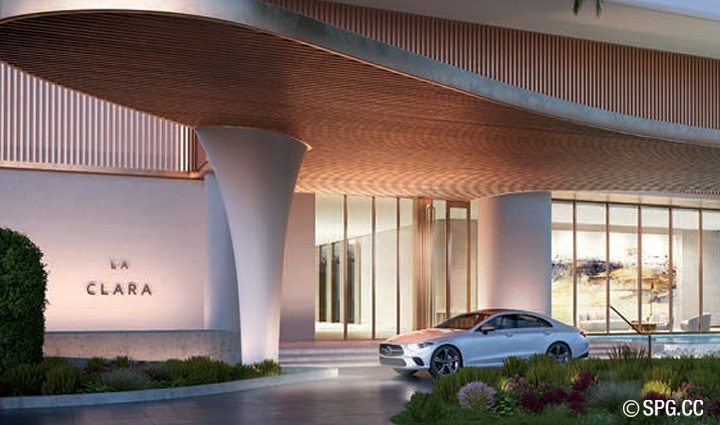 Car Port La Clara, Luxury Waterfront Condominiums Located palm Beach