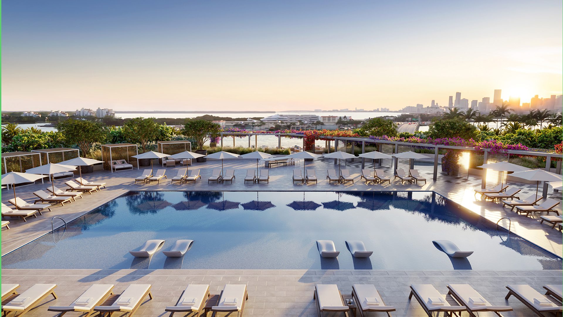 5 Park Miami Beach, Florida Pool