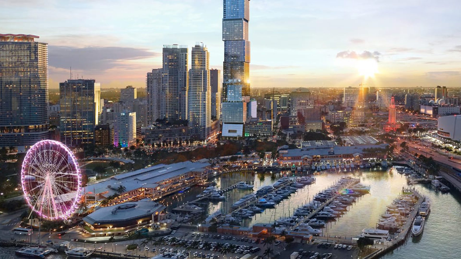 Waldorf Astoria Residences Miami, Luxury Condominiums Located at 330 Biscayne Blvd. Miami, Florida 33132