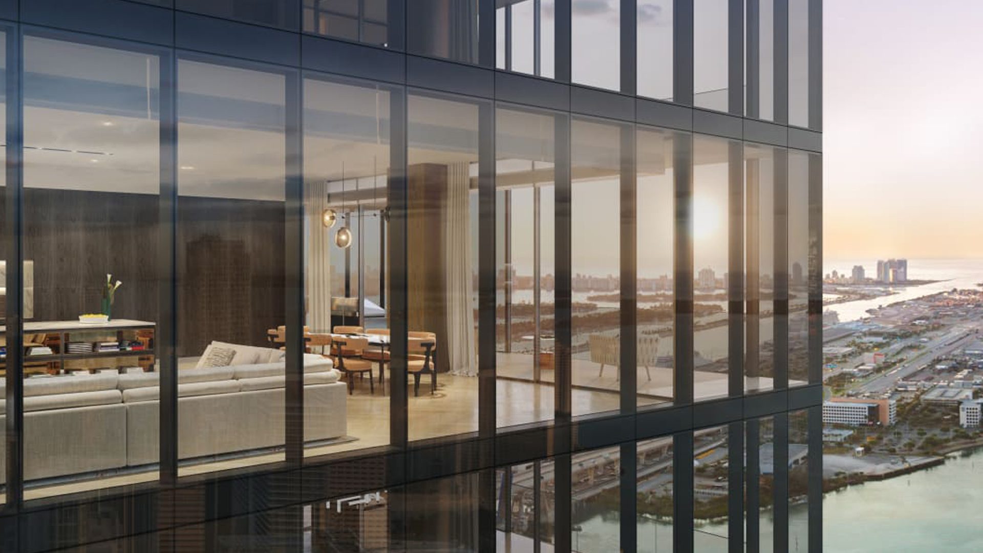 Waldorf Astoria Residences Miami, Luxury Condominiums Located at 330 Biscayne Blvd. Miami, Florida 33132