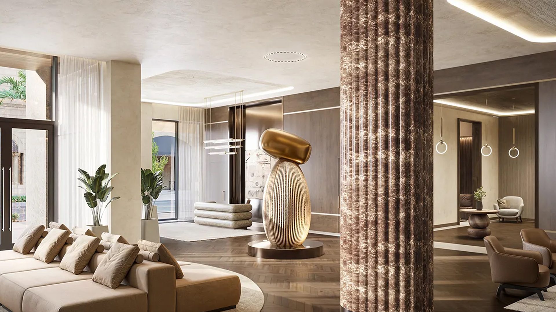 Cora at Merrick Park, Luxury Condominiums Lobby 2
