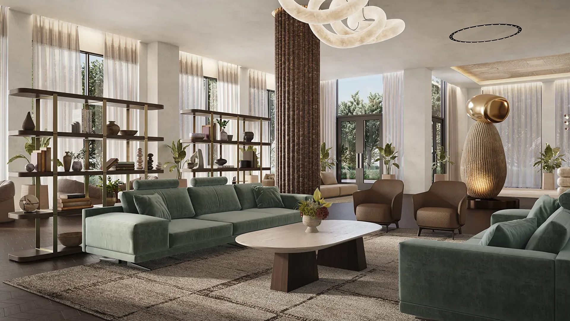 Cora at Merrick Park, Luxury Condominiums Club Room