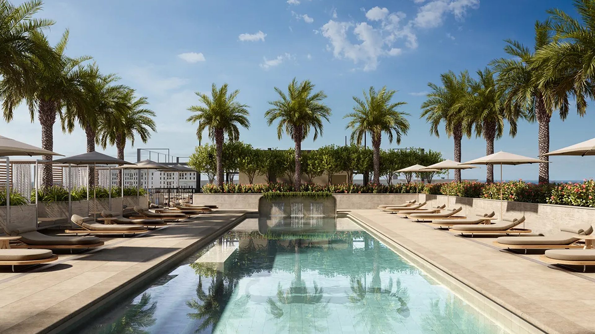Cora at Merrick Park, Luxury Condominiums Club Pool