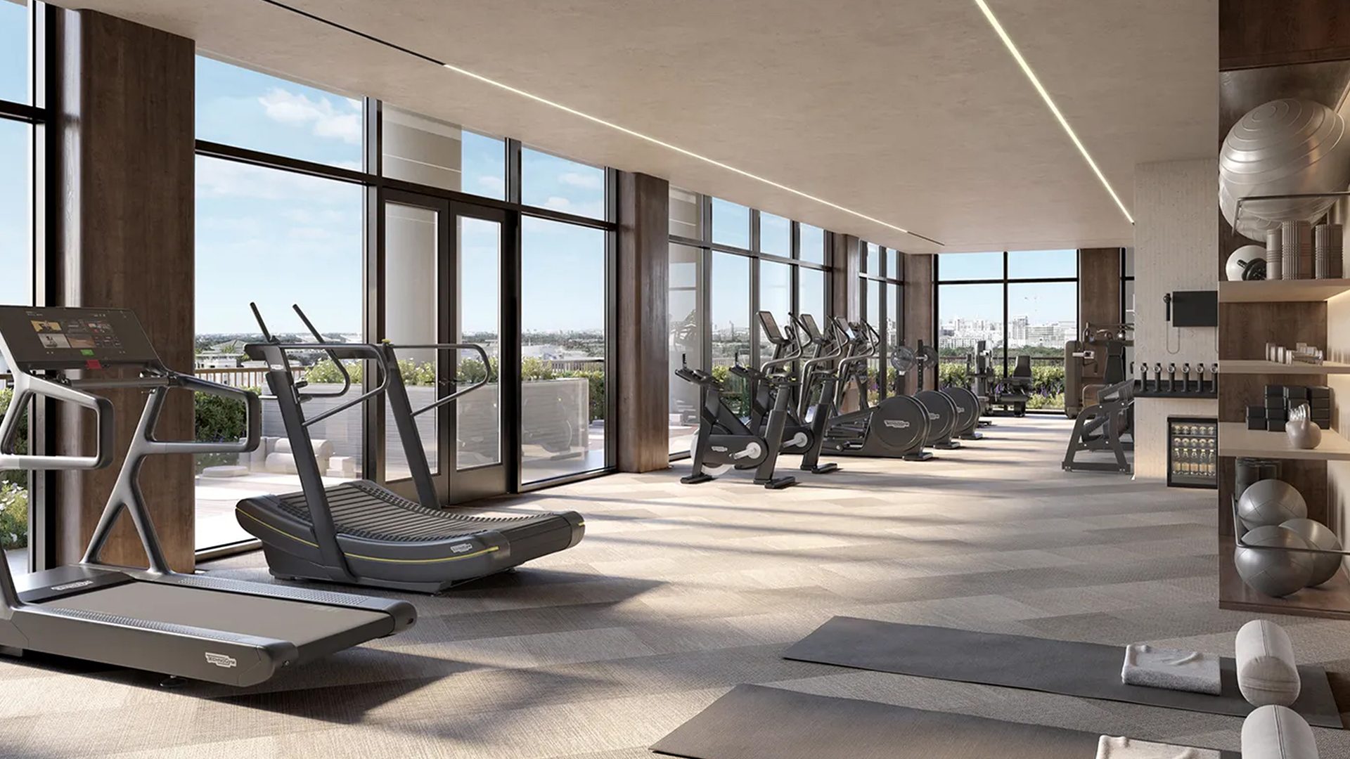 Cora at Merrick Park, Luxury Condominiums Gym