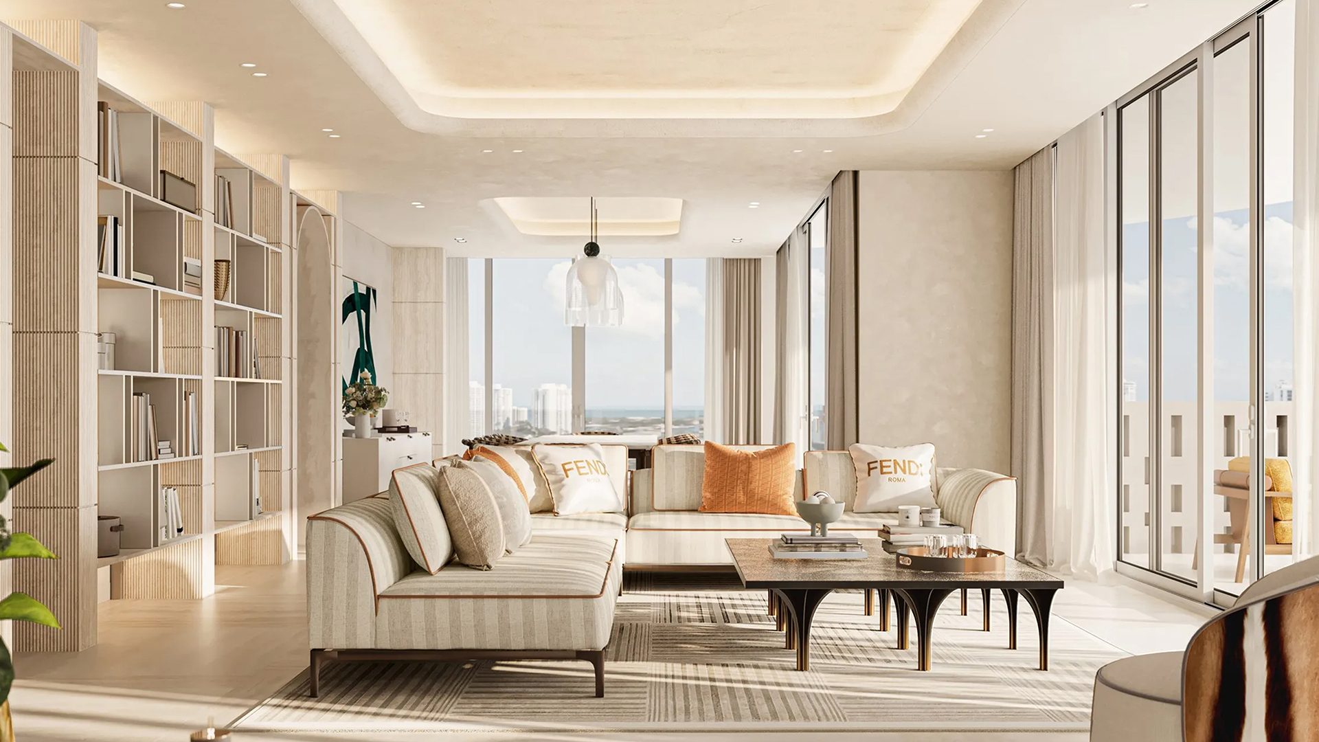 Avenia by Fendi Aventura Living Room
