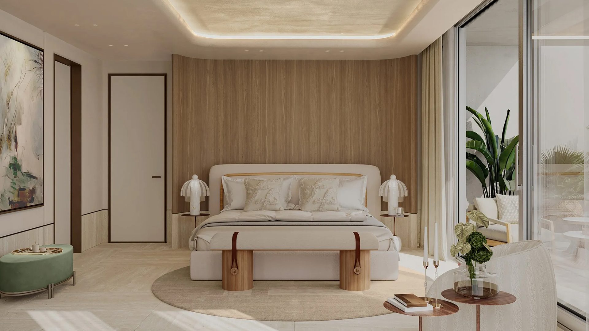 Avenia by Fendi Aventura Bedroom