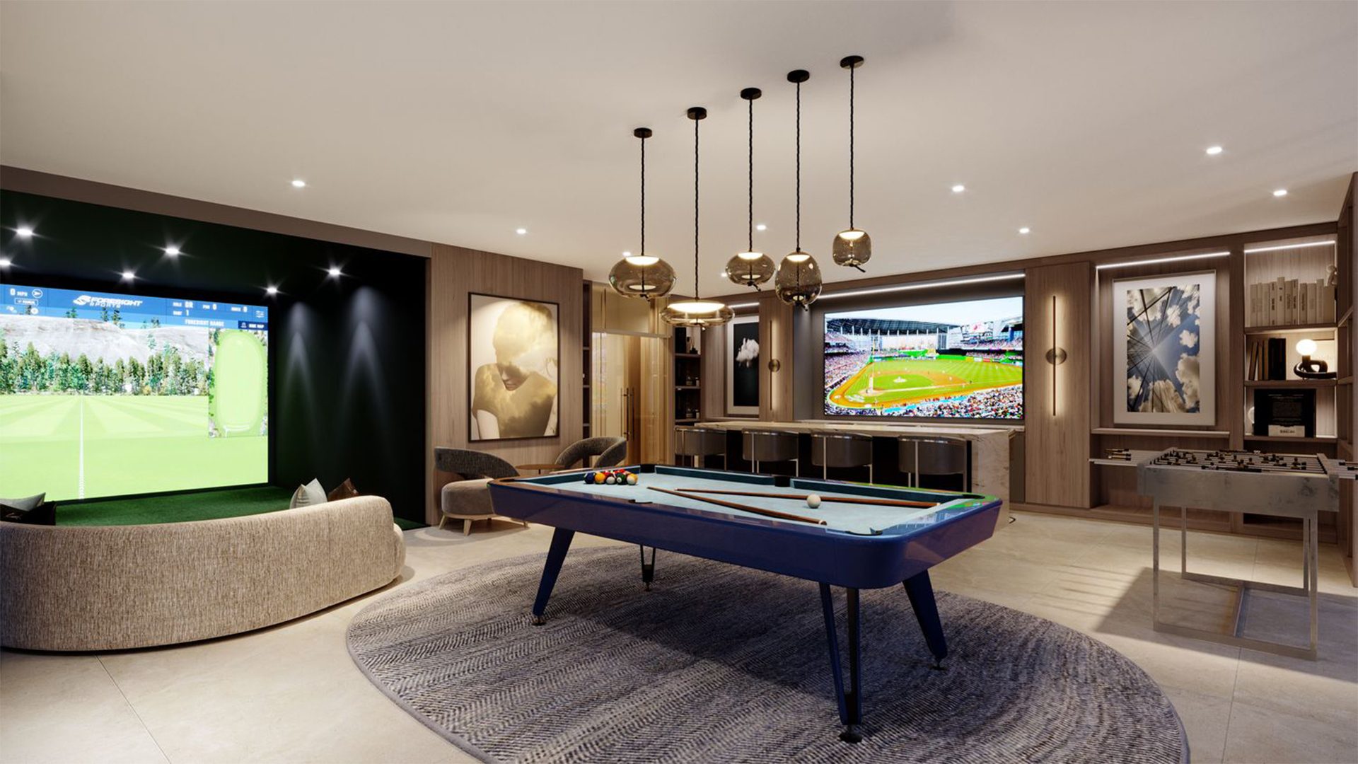 Tal Aventura Condominiums Game Room