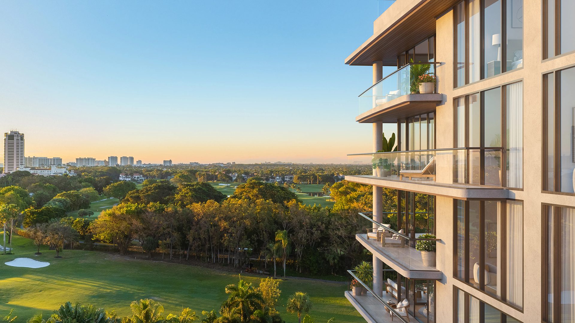 Glass House Boca Raton Terrace Views
