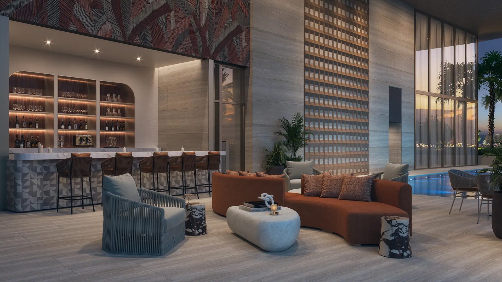 Edge House Residences Miami Pool Bar