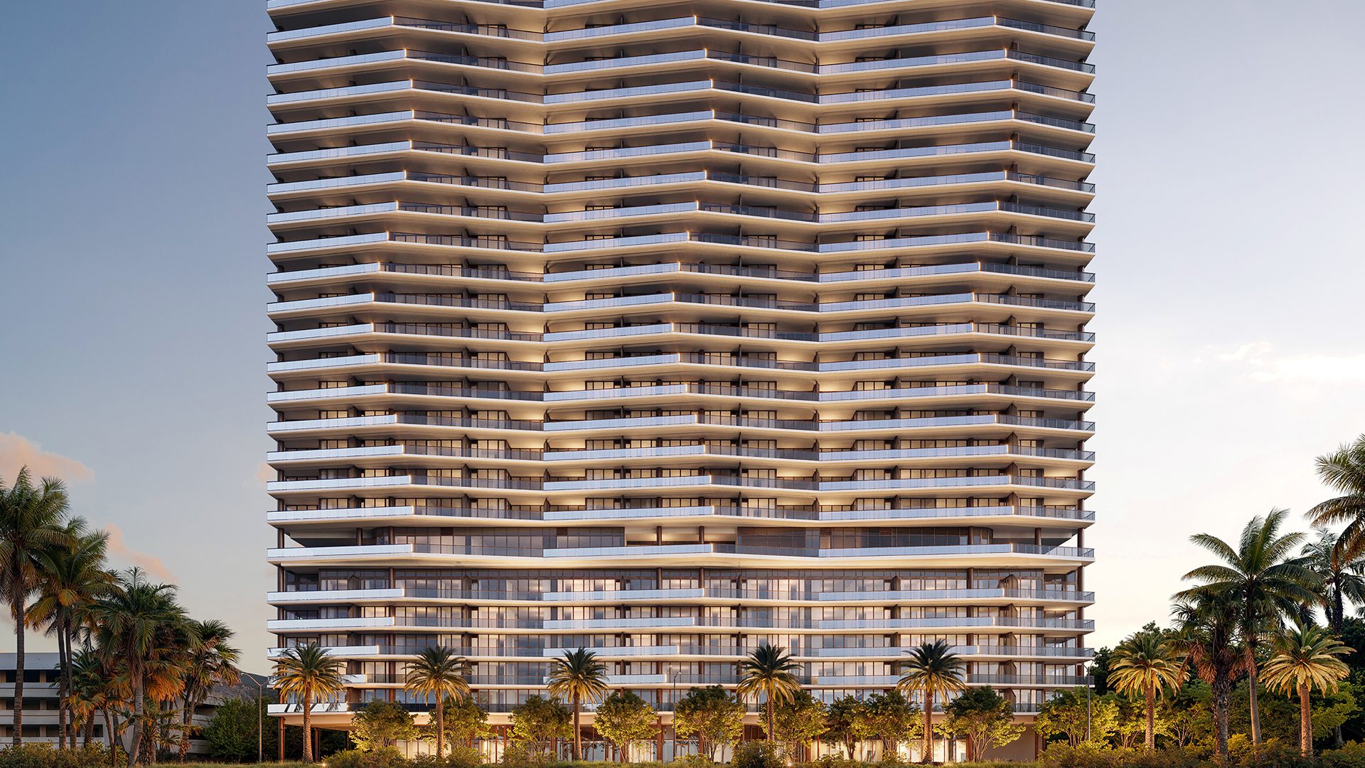 The Berkeley Palm Beach Hero Exterior Lake View