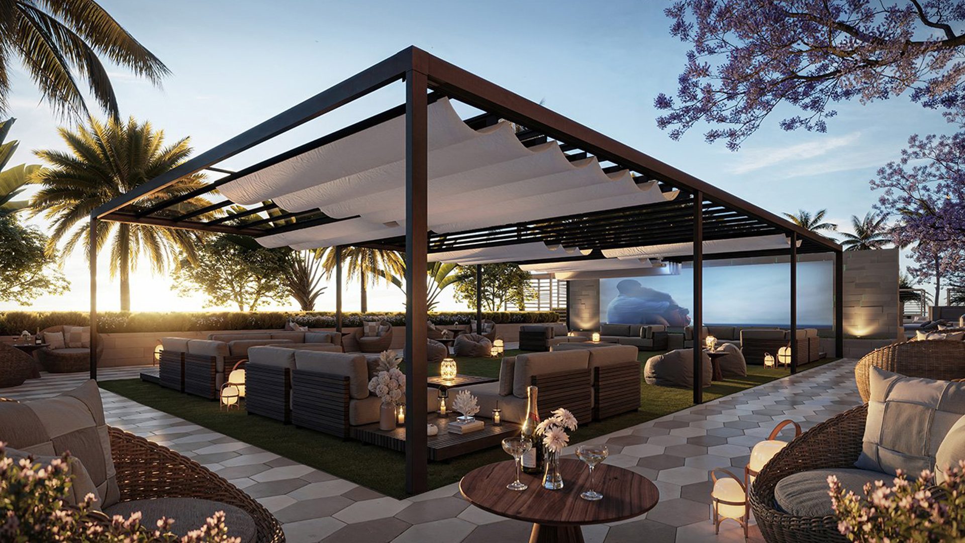 The Berkeley Palm Beach Outdoor Theater