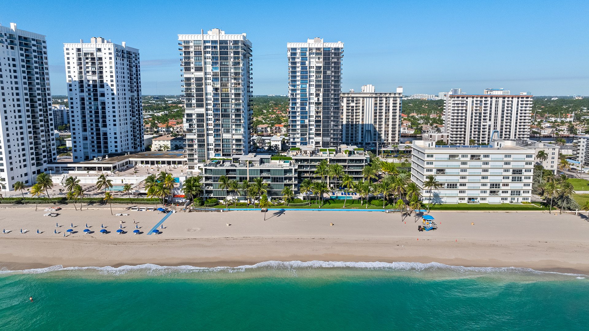 Sage Beach Hollywood Aerial 2