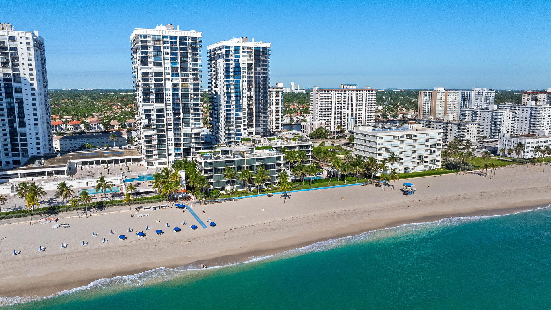 Sage Beach Hollywood Aerial 4