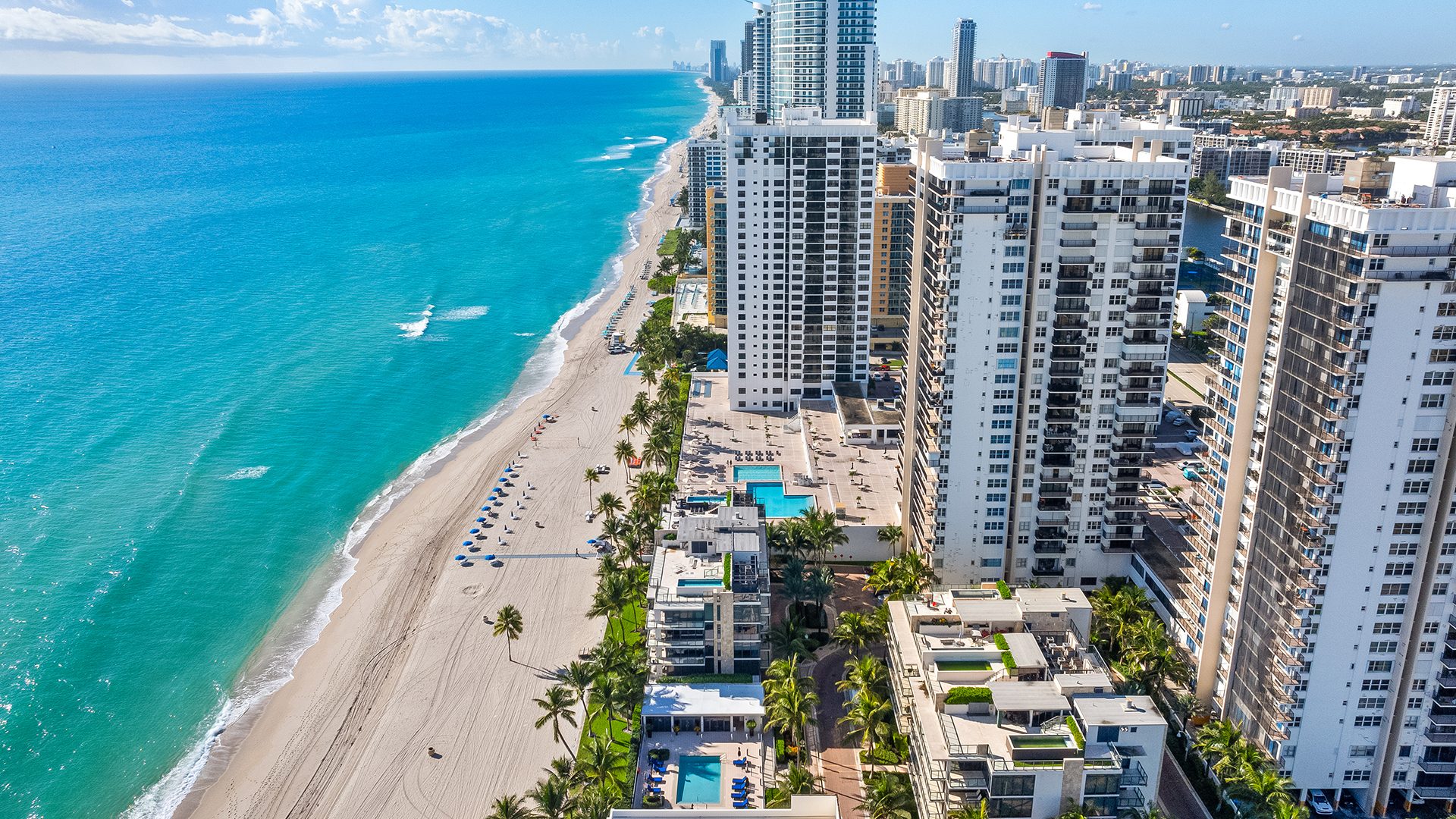 Sage Beach Hollywood Aerial 8