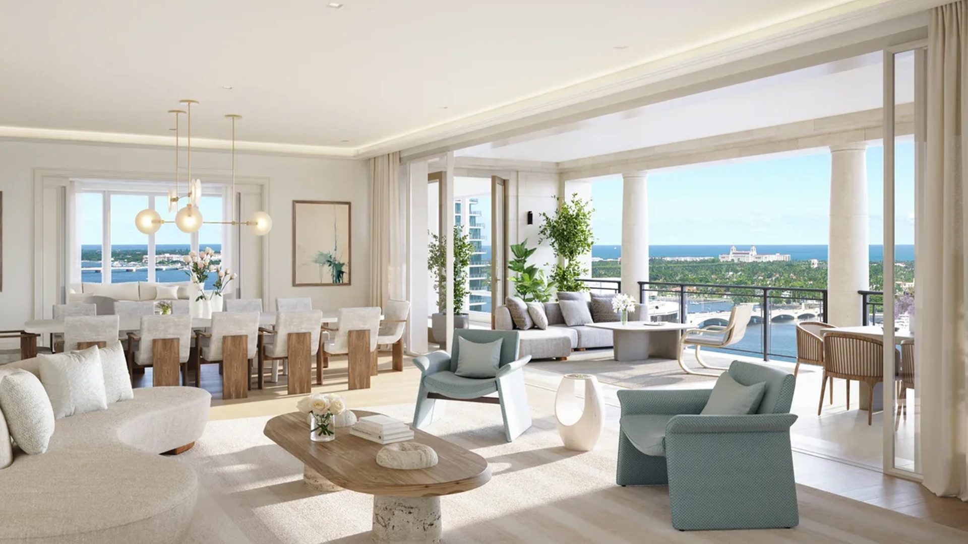 South Flagler House West Palm Beach Living Room