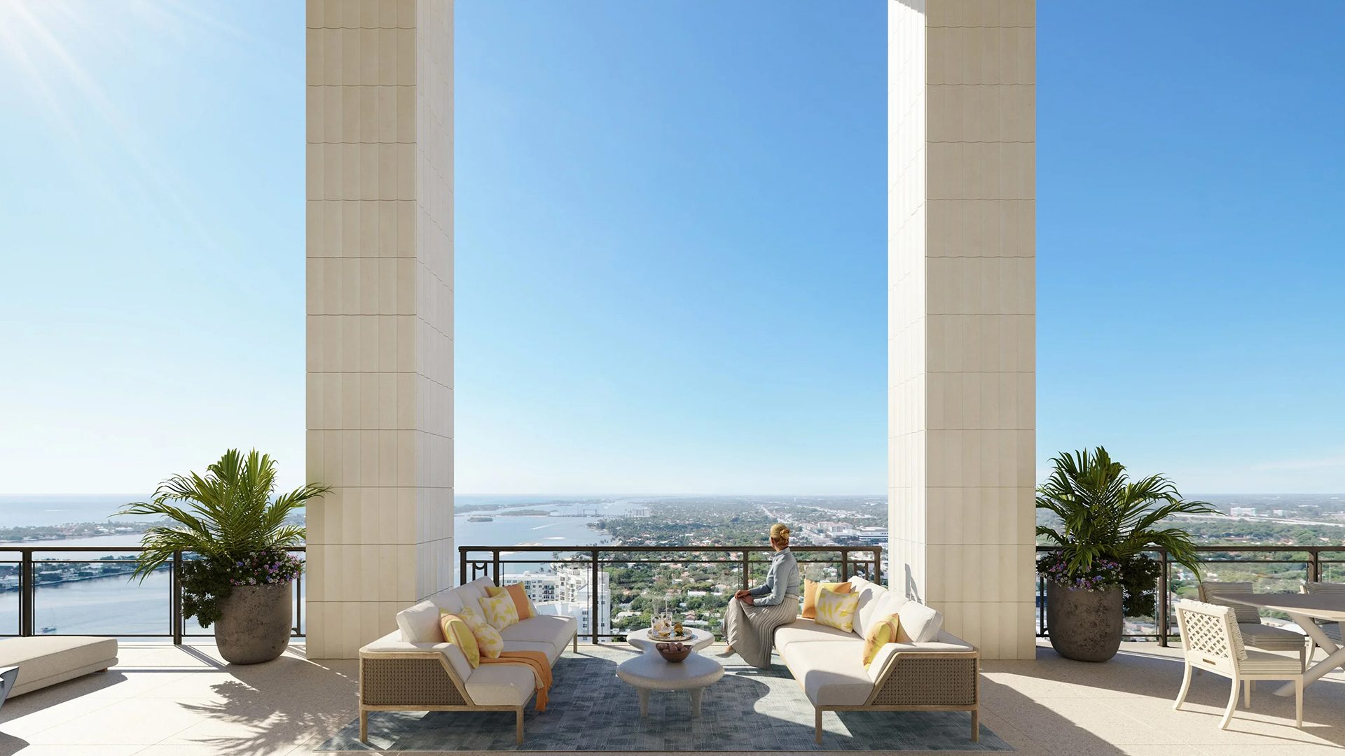 South Flagler House West Palm Beach Living Room