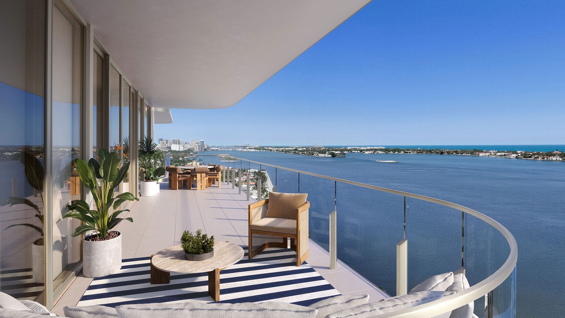 Maison d'Or South Flagler Residence B Terrace