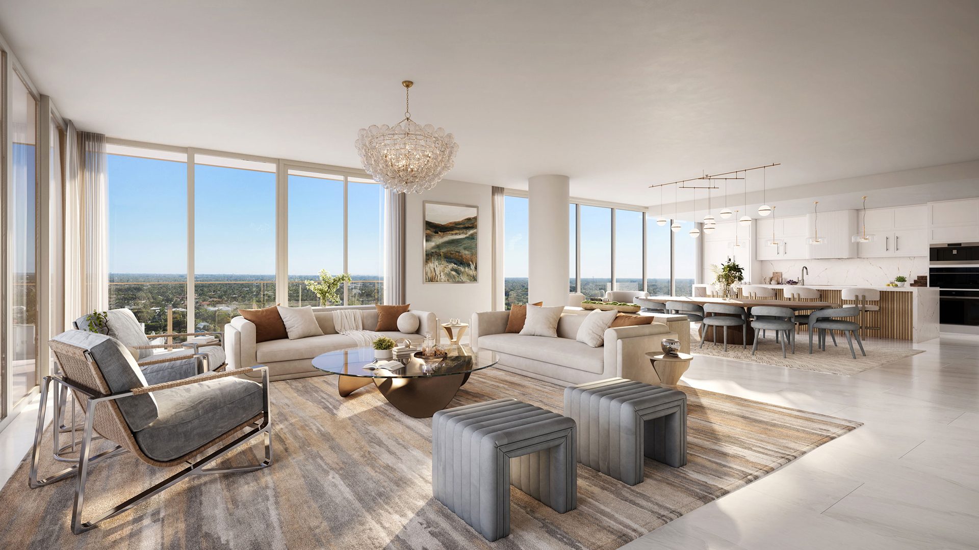 Maison d'Or South Flagler Residence C Great Room