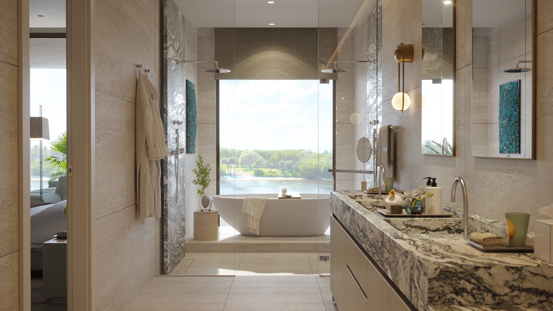 Rosewood Residences Hillsboro Beach Bathroom