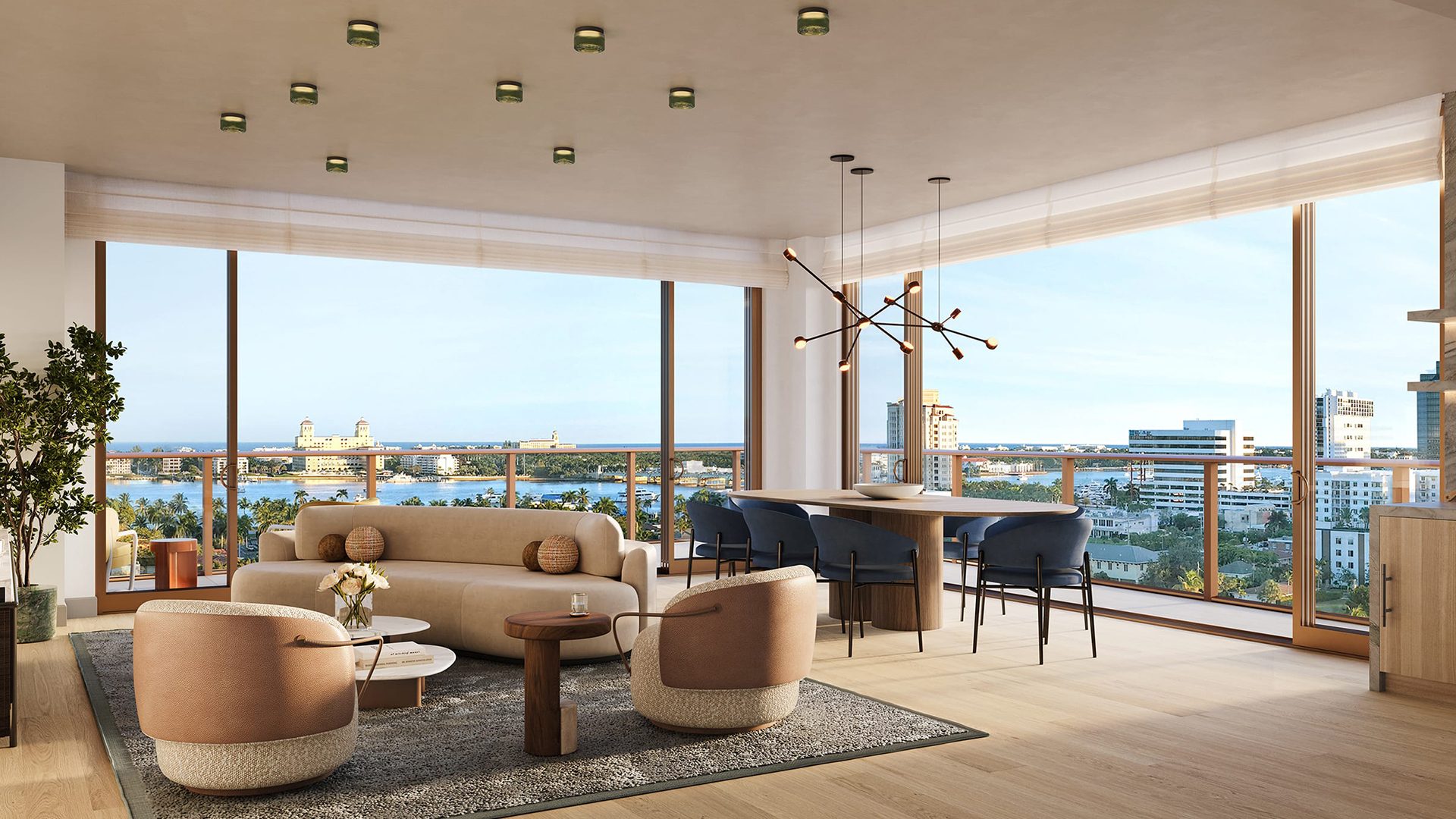 Nora House Rooftop Living Room