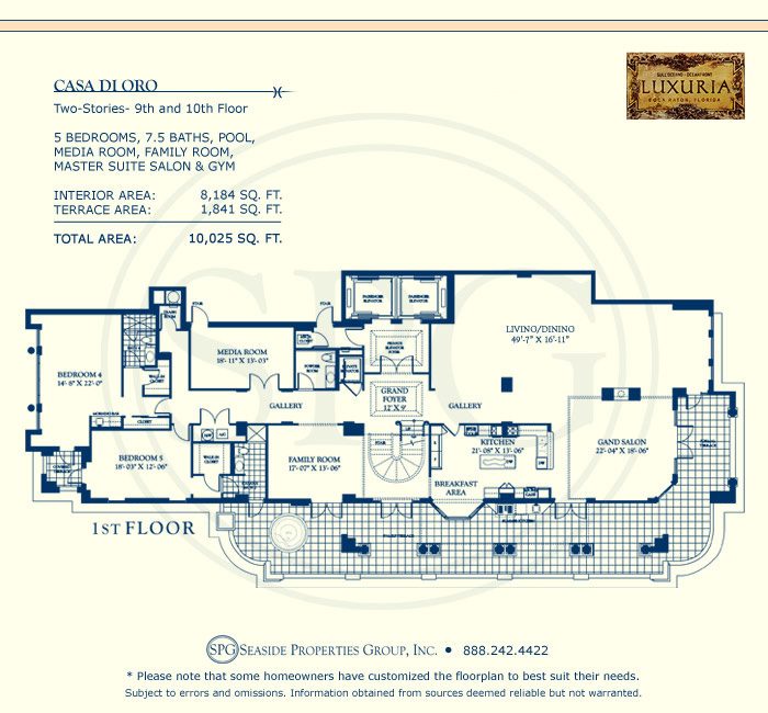 Luxuria Floorplan