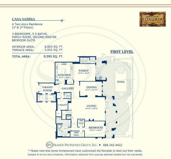 Luxuria Floorplan