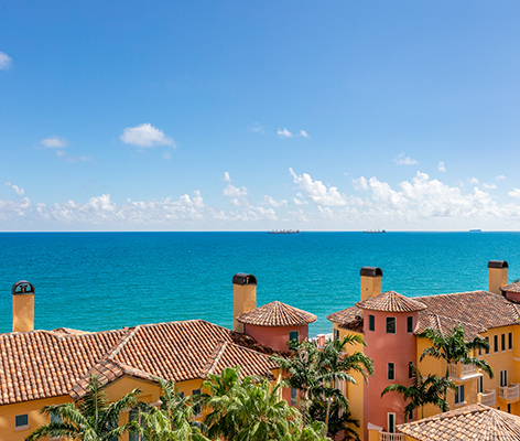 Luxury Oceanfront Residence 9A, Tower II at The Palms Condominiums, 2110 North Ocean Boulevard, Fort Lauderdale Beach, Florida 33305, Luxury Seaside Condos