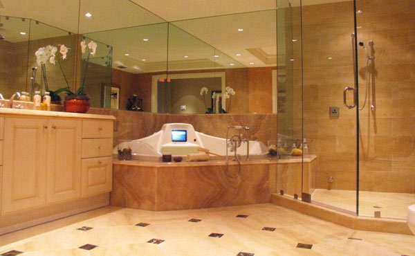 Kitchen at Residence 203 Luxuria luxury condo in Boca Raton, Florida