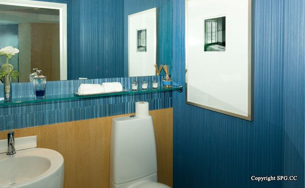 Guest Bathroom at Luxury Oceanfront Residence 3002, Trump Hollywood Condominiums, 2711 S Ocean Drive, Hollywood Beach, Florida 33019, Luxury Seaside Condos 