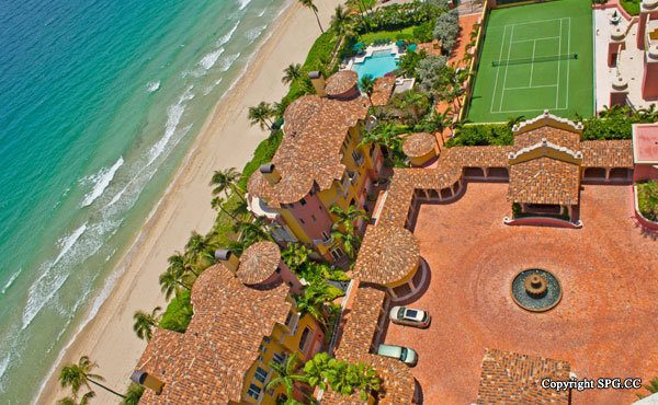 Piazza at Luxury Oceanfront Residence 21A, Tower II, The Palms Condominiums, 2110 North Ocean Boulevard, Fort Lauderdale Beach, Florida 33305, Luxury Seaside Condos 