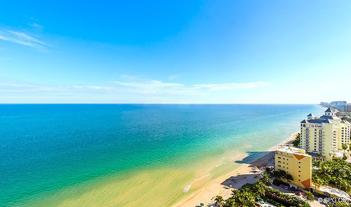 Southeast Views from Residence 22B, Tower II at The Palms, Luxury Oceanfront Condominiums Fort Lauderdale, Florida 33305