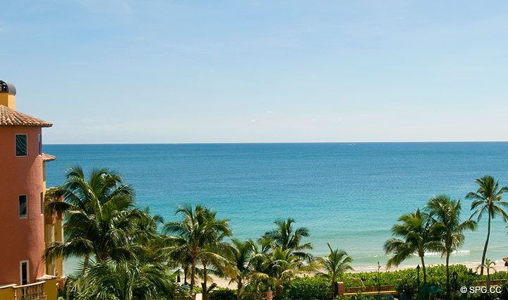 Ocean View at Luxury Oceanfront Residence 6D, Tower I, The Palms Condominiums, 2100 North Ocean Boulevard, Fort  Lauderdale Beach, Florida 33305, Luxury Seaside Condos