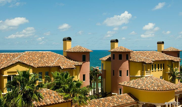Ocean View at Luxury Oceanfront Residence 7A, Tower II, The Palms Condominiums, 2110 North Ocean Boulevard, Fort Lauderdale Beach, Florida 33305, Luxury Seaside Condos