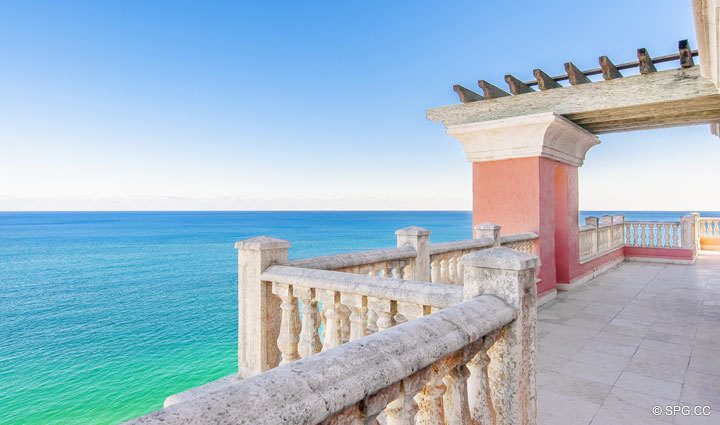 View from Residence 25A, Tower II at The Palms, Luxury Oceanfront Condominiums Fort Lauderdale, Florida 33305
