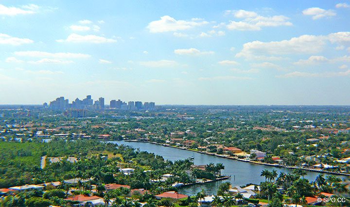 Intracoastal at Luxury Oceanfront Residence 24E, Tower II, The Palms Condominium, 2110 North Ocean Boulevard, Fort Lauderdale Beach, FL 33305, The Palms located in ft. lauderdale