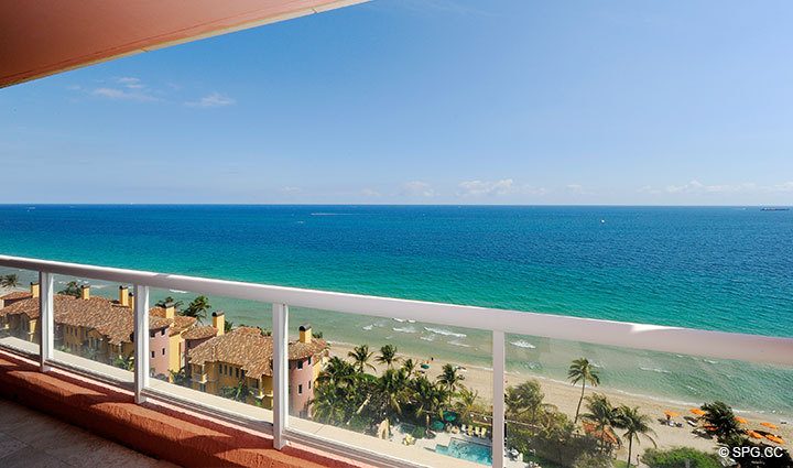 Terrace View, Residence 15E, The Palms, Tower I,  luxury oceanfront condo, 2100 North Ocean Boulevard, Fort Lauderdale Beach, Florida 33305, Luxury Waterfront Condos