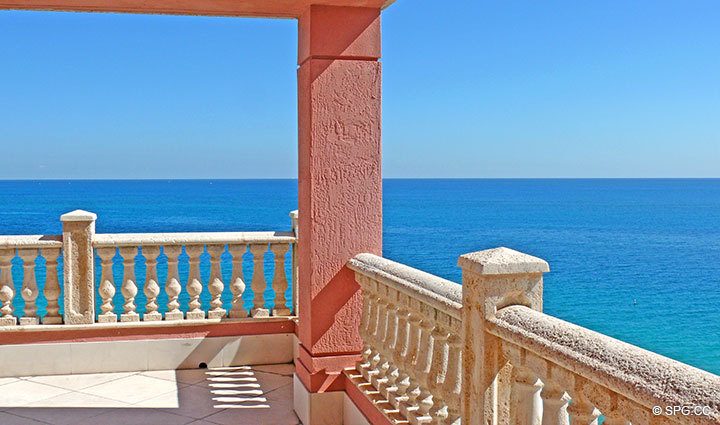 Terrace View, Luxury Oceanfront Residence 11B, Tower II, The Palms Condominium, 2110 North Ocean Boulevard,  Fort Lauderdale, Florida 33305, Luxury Seaside Condos