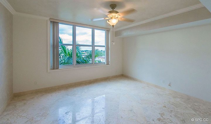 Master Bedroom inside Residence 5E, Tower I at The Palms, Luxury Oceanfront Condominiums Fort Lauderdale, Florida 33305