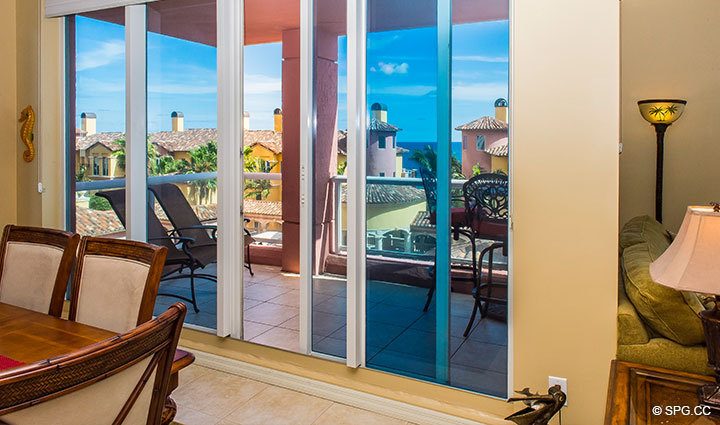 Terrace Entrance for Residence 6C, Tower I at The Palms, Luxury Oceanfront Condominiums Fort Lauderdale, Florida 33305