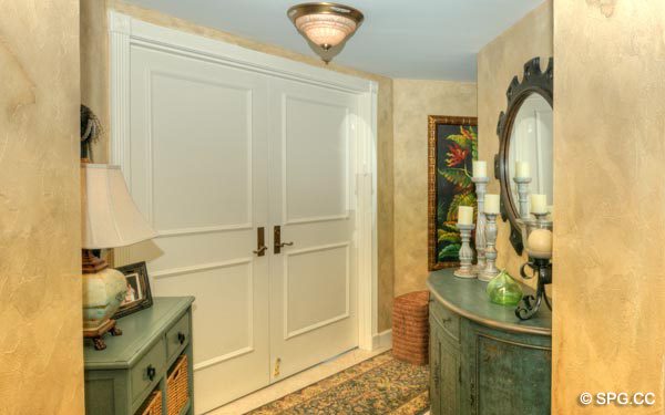 Main Entrance, Residence 11E, Tower I, The Palms Oceanfront Condos, 2100 North Ocean Boulevard, Fort Lauderdale 33305, Luxury Seaside Condos, the palms fort lauderdale