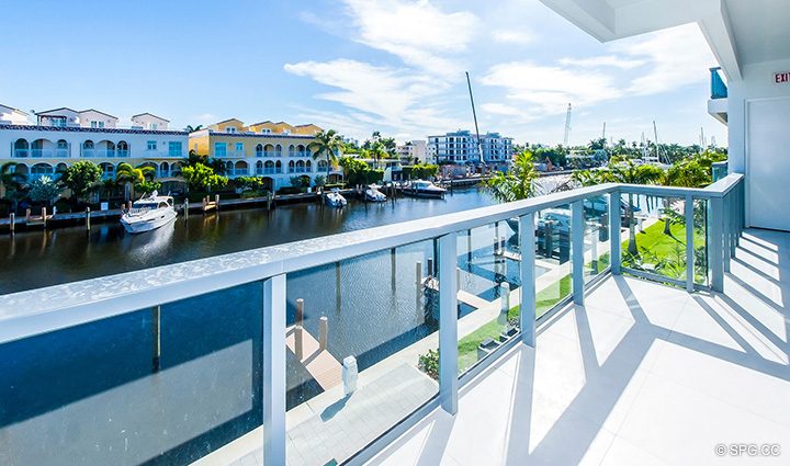 Waterfront Terrace for Residence 301 at AquaVita Las Olas, Luxury Waterfront Condos Fort Lauderdale, Florida 33301