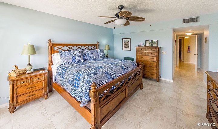 Master Suite inside Residence 214 at The Concordia West, Luxury Waterfront Condos in Palm Beach, Florida 33480