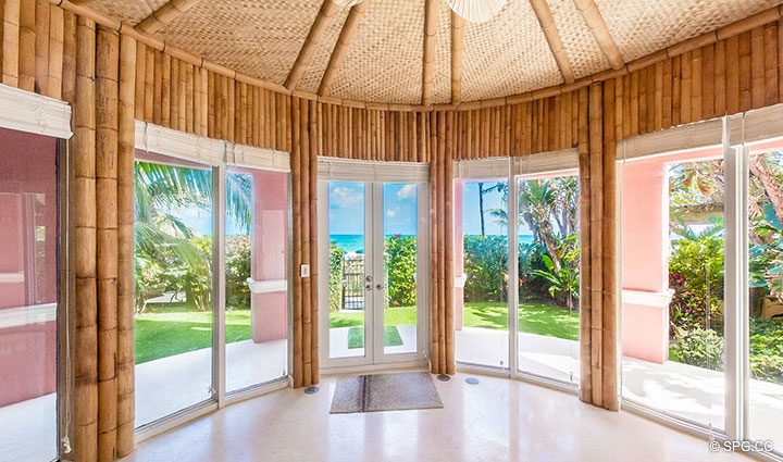 Ground Floor Cabana in Oceanfront Villa 7 at The Palms, Luxury Oceanfront Condominiums Fort Lauderdale, Florida 33305