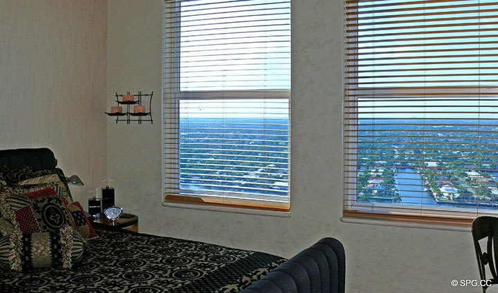 Guest Bedroom at Luxury Oceanfront Residence 27D, Tower I, The Palms Condominium, 2100 North Ocean Boulevard, Fort Lauderdale Beach, Florida 33305, Luxury Seaside Properties in fort lauderdale