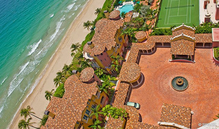 Piazza at Luxury Oceanfront Residence 21A, Tower II, The Palms Condominiums, 2110 North Ocean Boulevard, Fort Lauderdale Beach, Florida 33305, Luxury Seaside Condos 