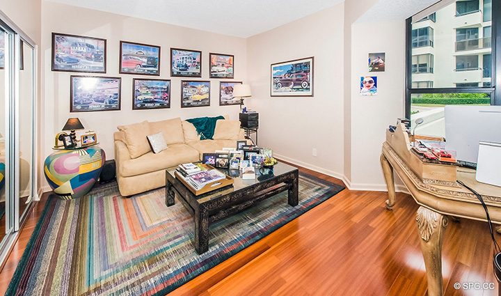 Office or Bedroom in Residence 1-101 at Oasis, Luxury Oceanfront Condos in Palm Beach, Florida 33480.